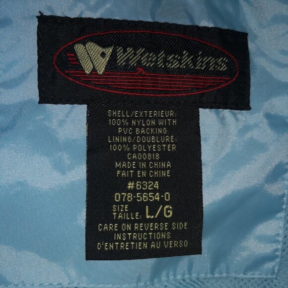 Wetskins Ladies Light Blue Rain Suit - Jacket & Pants - Picture 3 of 12